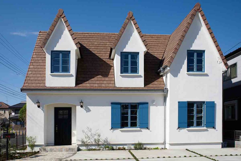 日本で建てたメルヘンな家特集 茨城の可愛い輸入住宅実例 茨城県の輸入住宅 四季彩建設